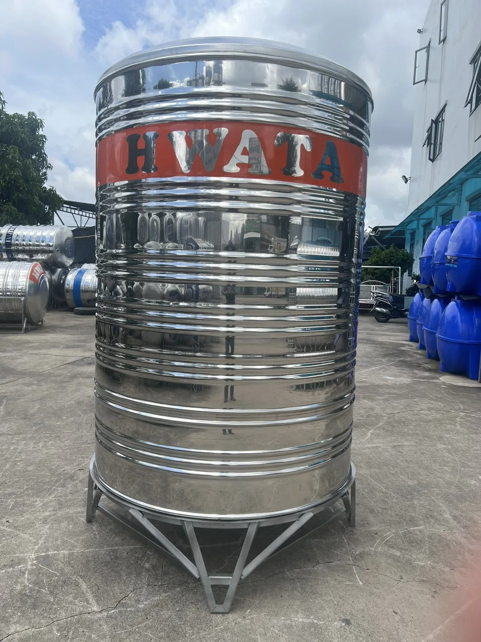 Bồn nước inox Hwata 2000L đứng H2000D Bồn nước inox Hwata 2000L đứng H2000D
